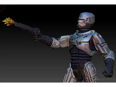 1987 Robocop Archivo Stl Para Impresion 3D