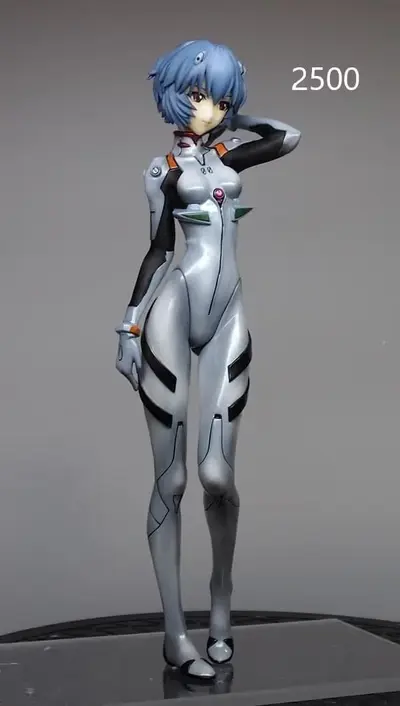 2500 Rei Ayanami Archivo Stl Para Impresion 3D