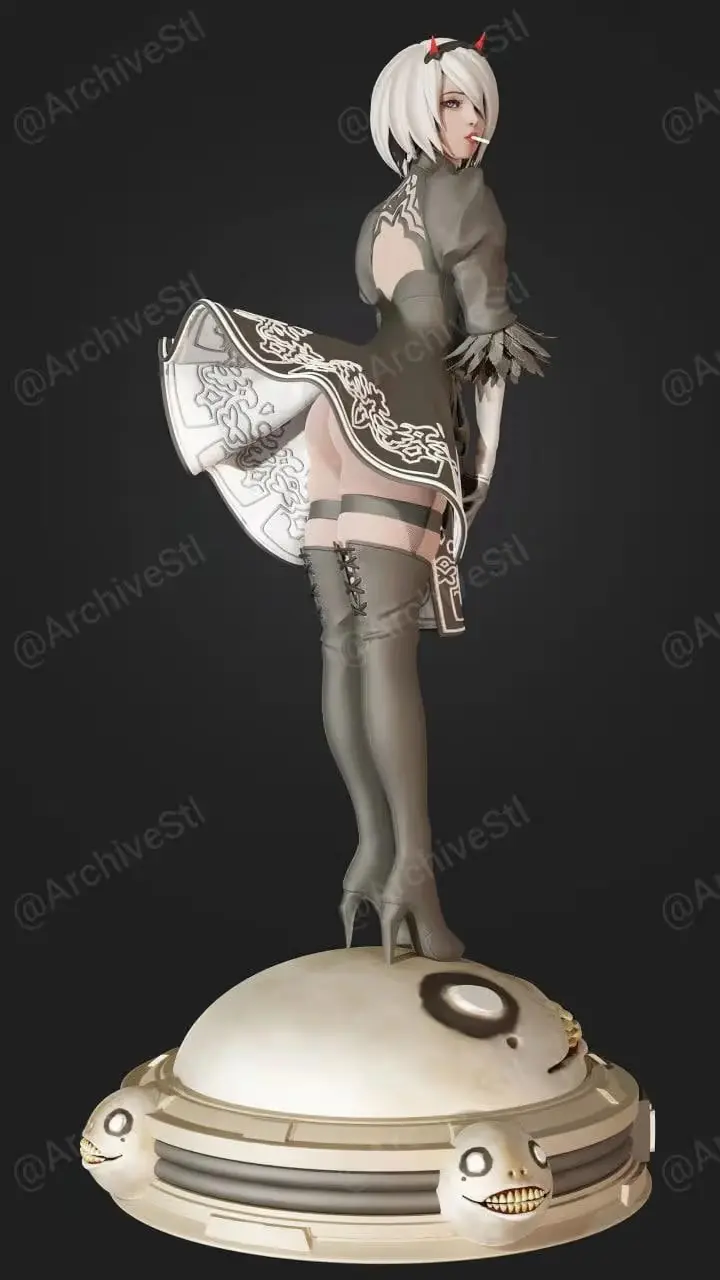 2B Nier Automata Archivo Stl Para Impresion 3D