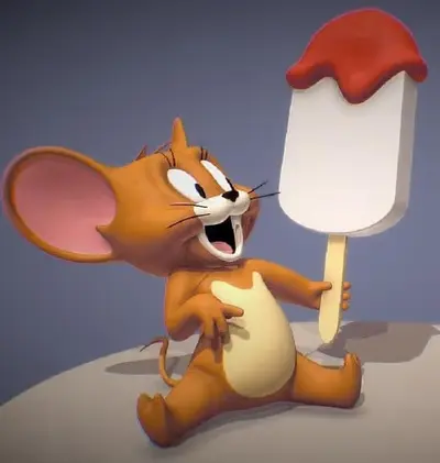 6675 Jerry Tom &amp; Jerry Archivo Stl Obj Para Impresion 3D
