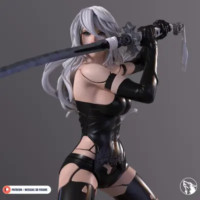 A2 Nier Automata Archivo Stl Para Impresion 3D