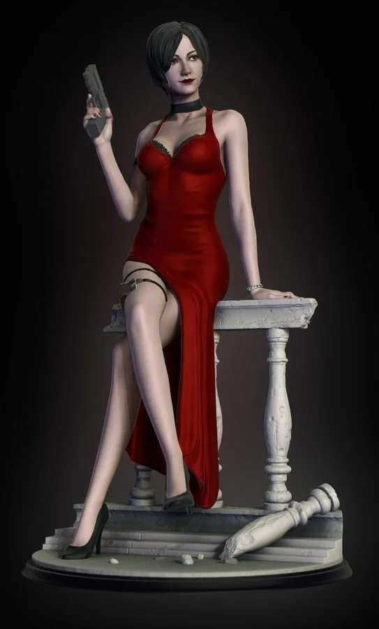Ada Wong Resident Evil Archivo STL Impresión 3D
