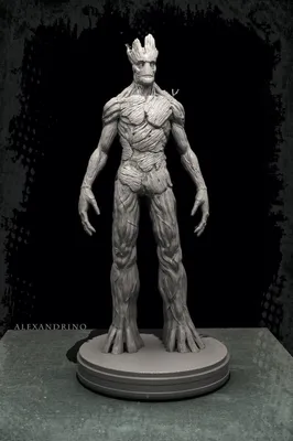 Adult Groot Archivo STL Impresión 3D