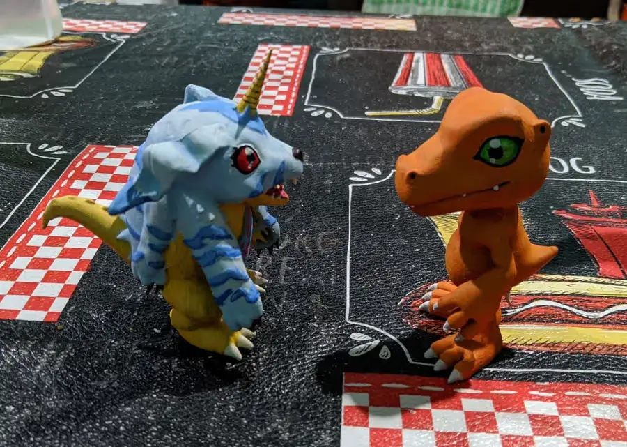 Agumon Archivo Stl Obj Para Impresion 3D