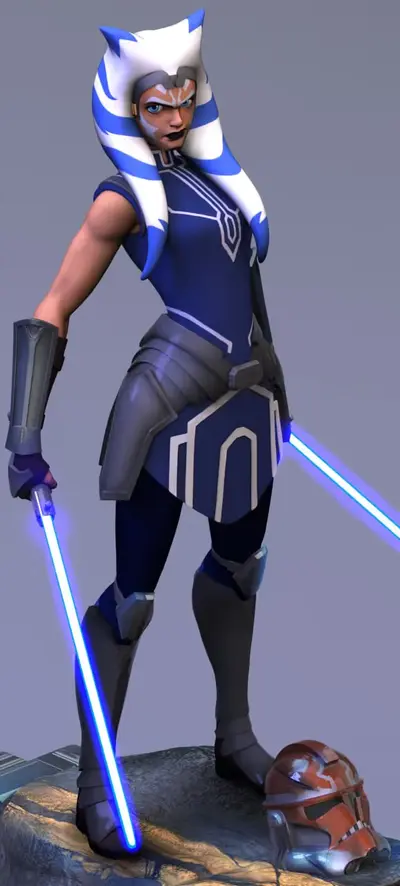 Ahsoka Tano Archivo Stl Para Impresion 3D