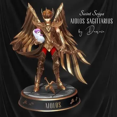 Aiolos Sagittarius Athena Archivo Stl Obj Para Impresion 3D