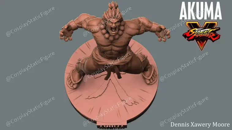 Akuma Archivo Stl Para Impresion 3D