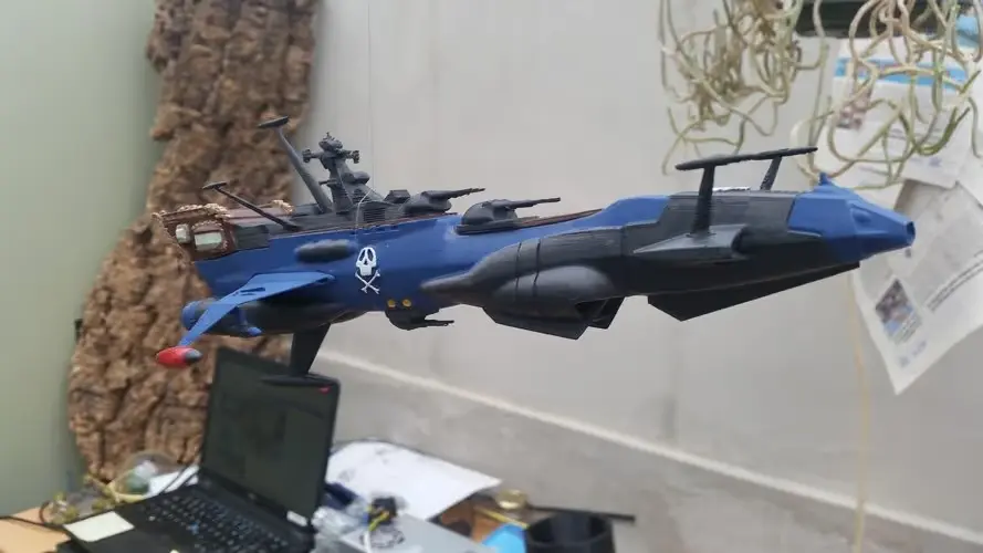 Albator Arcadia 78 Harlock Archivo Stl Para Impresion 3D