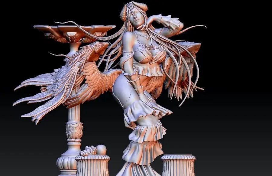 Albedo Overlord Archivo Stl Para Impresion 3D