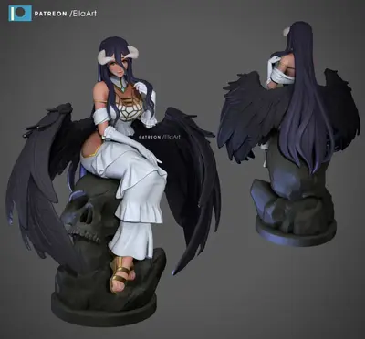 Albedo Overlord Archivo Stl Para Impresion 3D