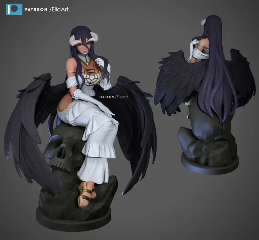 Albedo Overlord Archivo Stl Para Impresion 3D