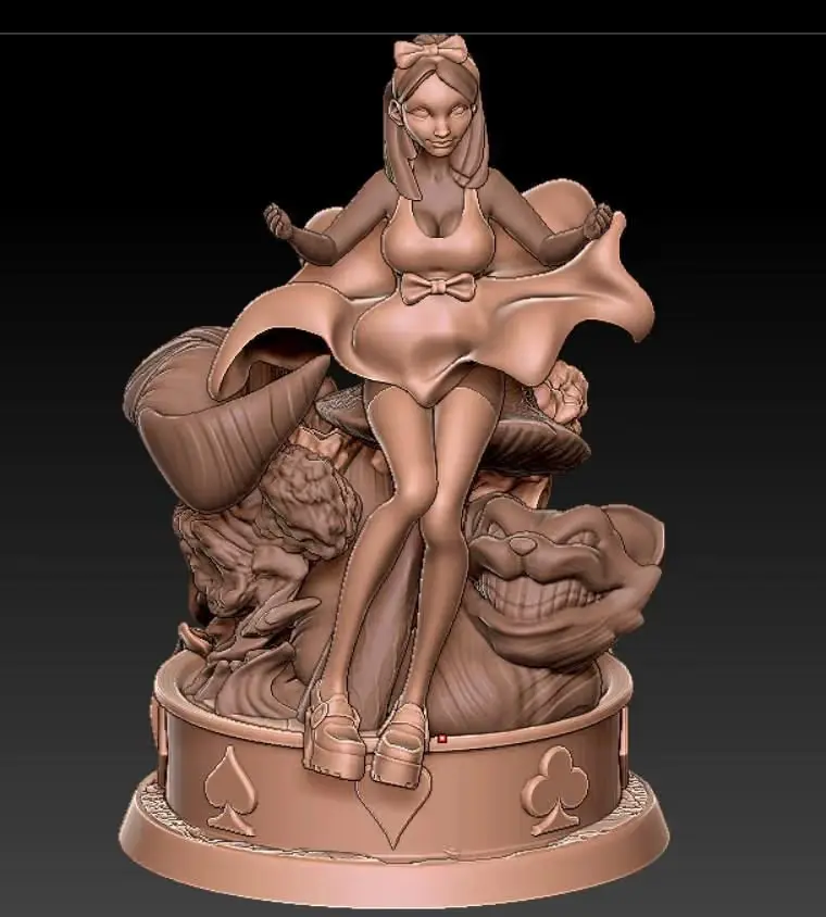 Alicia Archivo Stl Para Impresion 3D