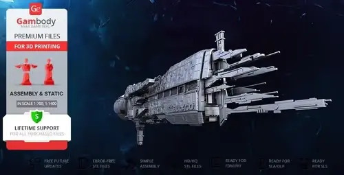 Alien Uss Sulaco Stl Obj Impresión 3d