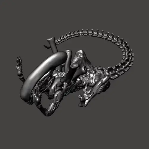 Alien Xenomorph Articulado Archivo Stl Para Impresión 3d