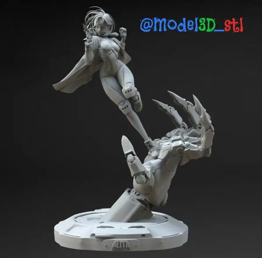 Alita 2 Archivo Stl Para Impresion 3D