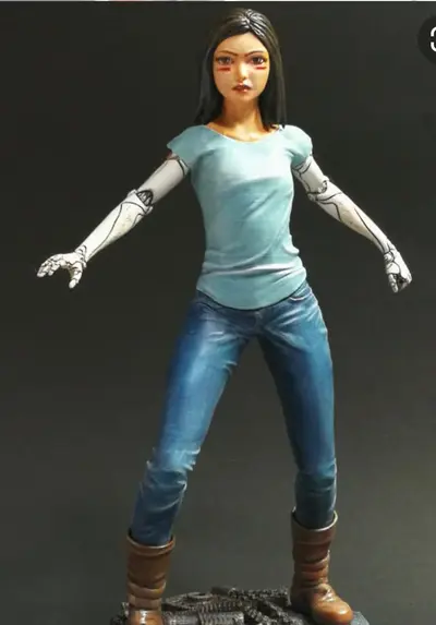 Alita Model Archivo Stl Para Impresion 3D