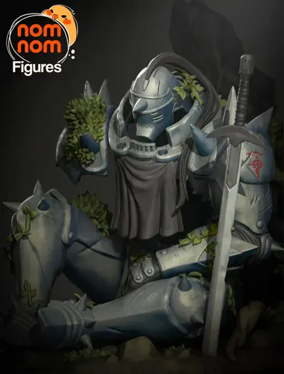 Alphonse Fullmetal Alchemist Archivo Stl Para Impresion 3D