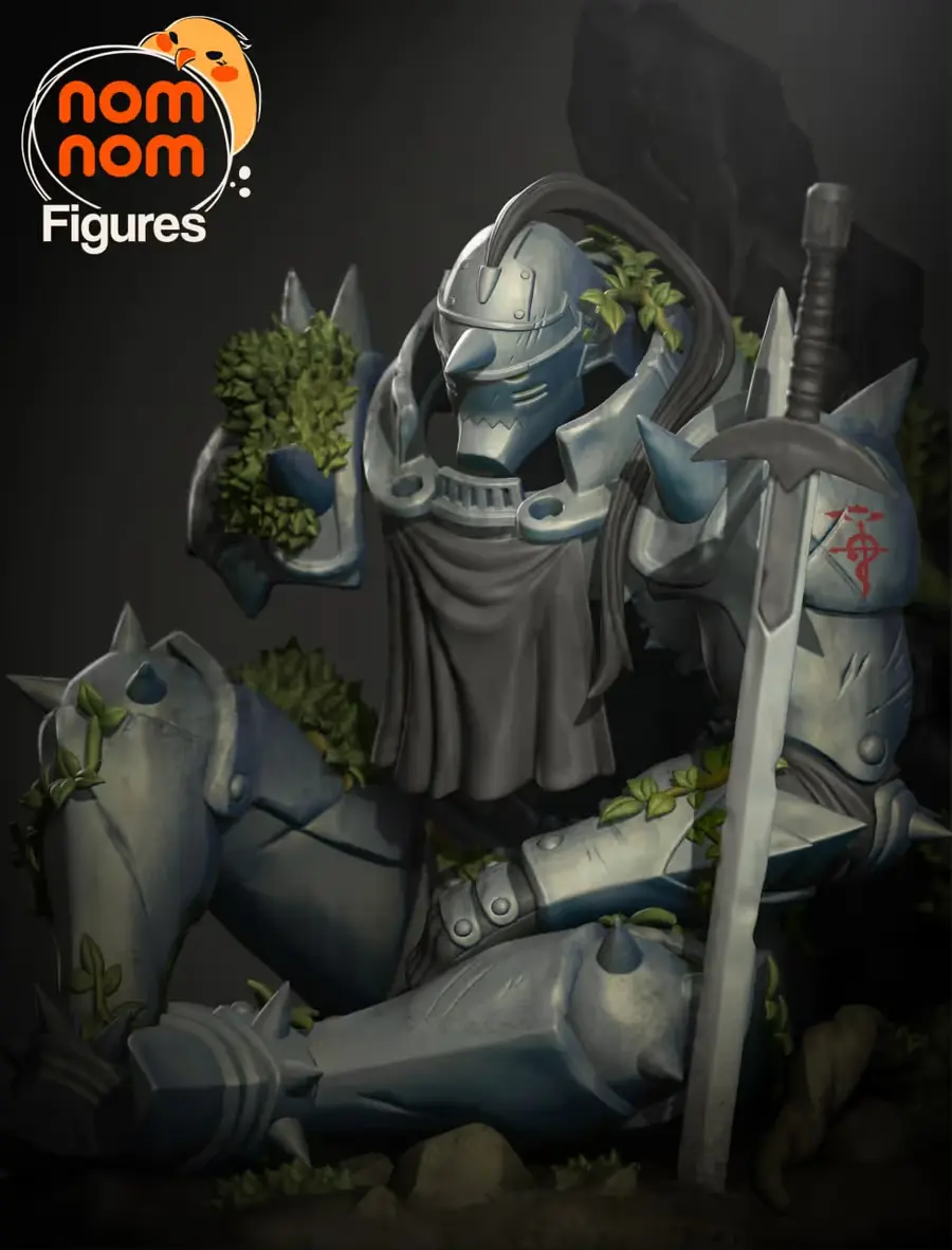 Alphonse Fullmetal Alchemist Archivo Stl Para Impresion 3D
