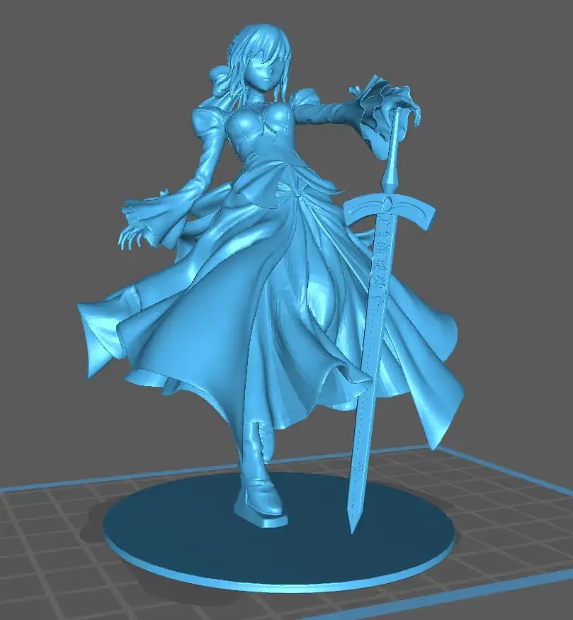 Altria Pendragon Alter Archivo Stl Para Impresion 3D