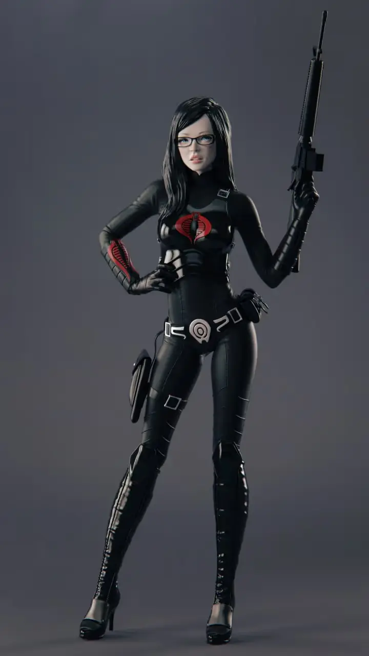 Ana Baroness Gi Joe Archivo Stl Para Impresion 3D