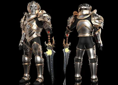 Anduin Wrynn Full Armor Set Archivo STL Impresión 3D