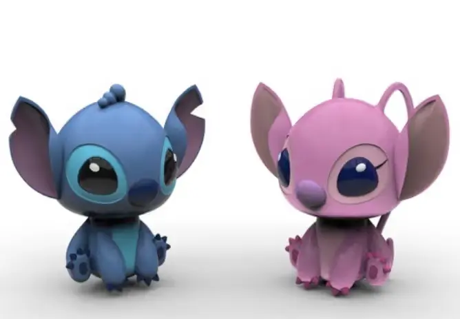 Angel Experiment 624 de Stitch Archivo STL para Impresion 3D