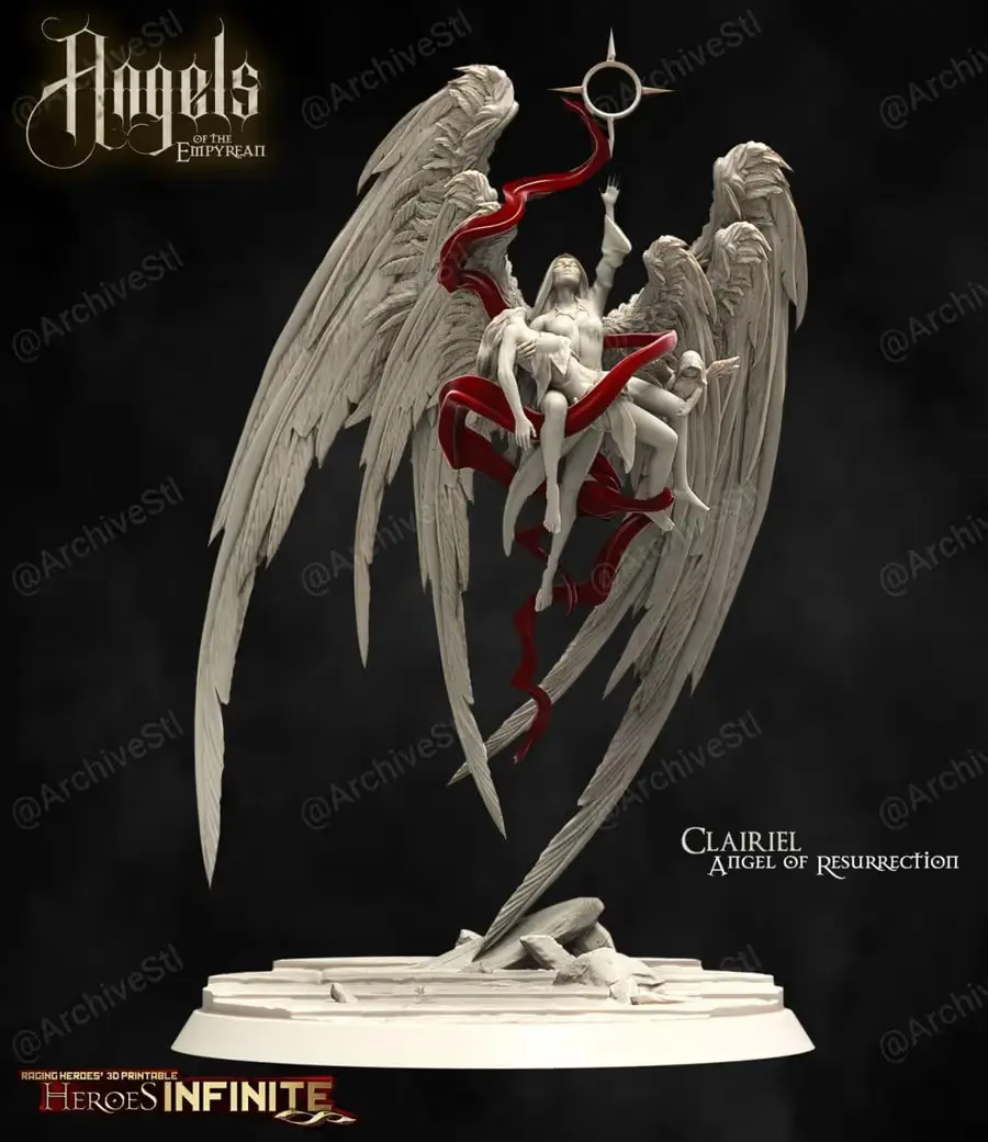 Angels Archivo Stl Para Impresion 3D