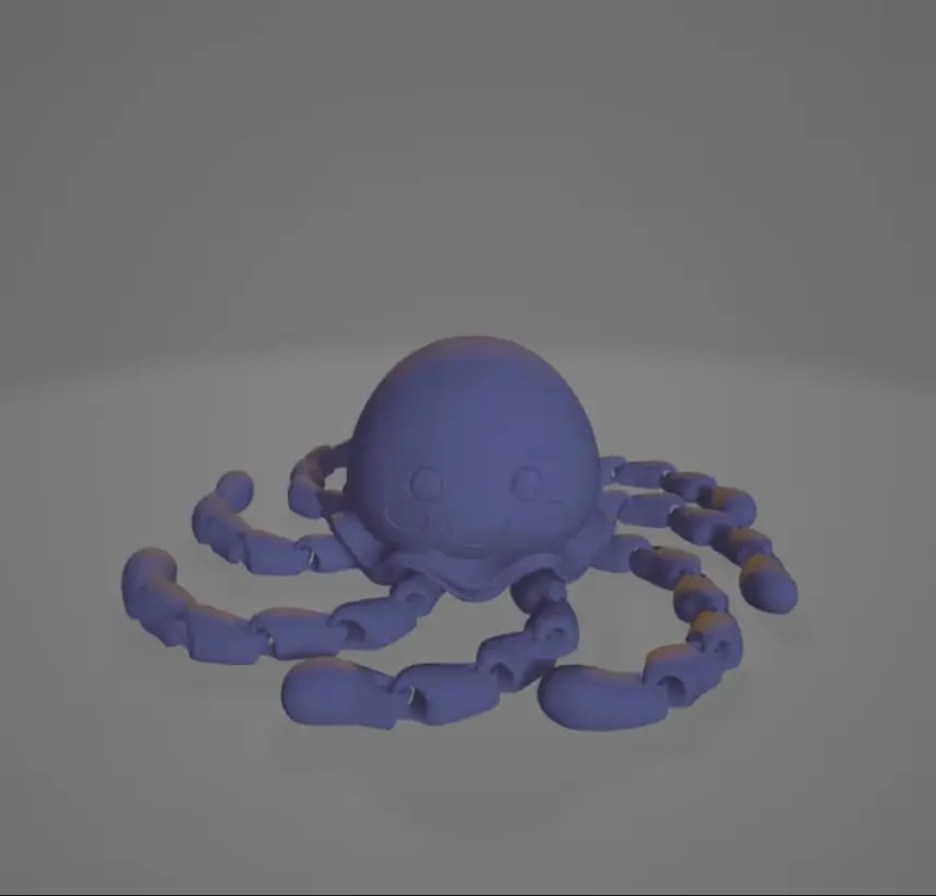 Animal Medusa Archivo STL OBJ para Impresion 3D