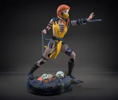 Anna Scorpion Cgtrader Archivos Stl Impresión 3d