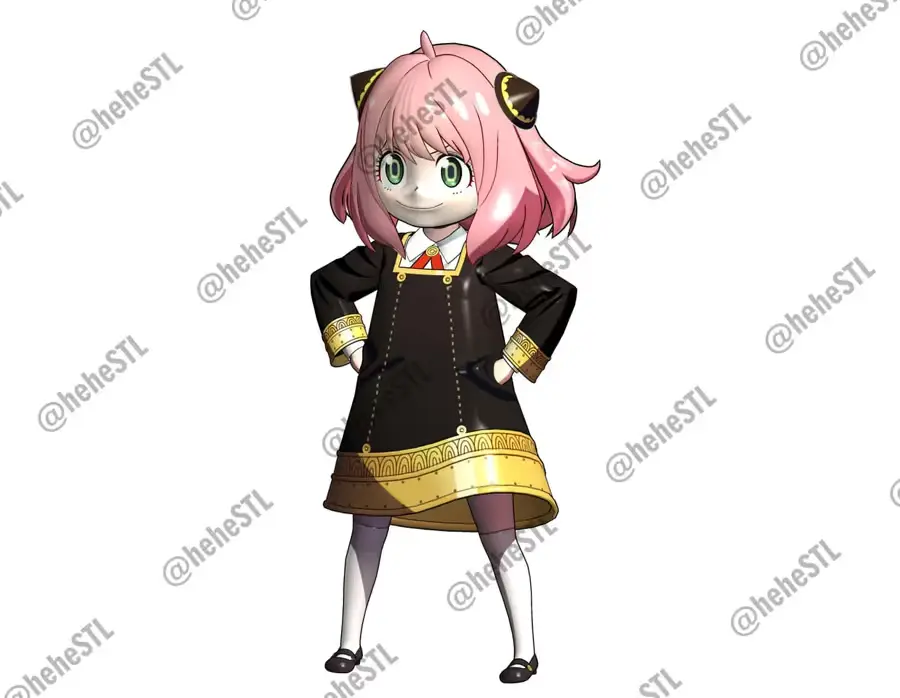 Anya Spy X Family Archivo Stl Para Impresion 3D