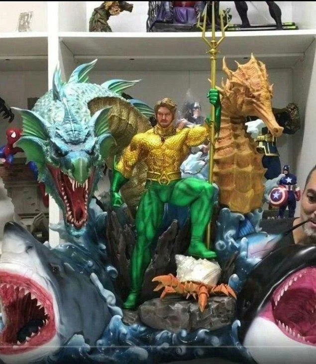 Aquaman Throno Archivo STL Impresión 3D