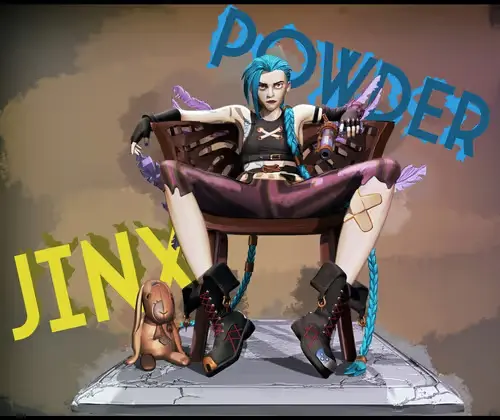 Arcane Jinx H3d Archivo Stl Para Impresión 3d