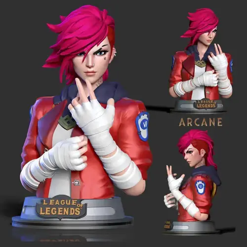 Arcane Vi Bust Nlsinh Archivos Stl Para Impresión 3d