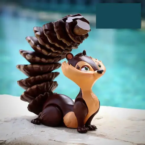 Articulado Cute Flexi Ardilla Archivo Stl Para Impresión 3