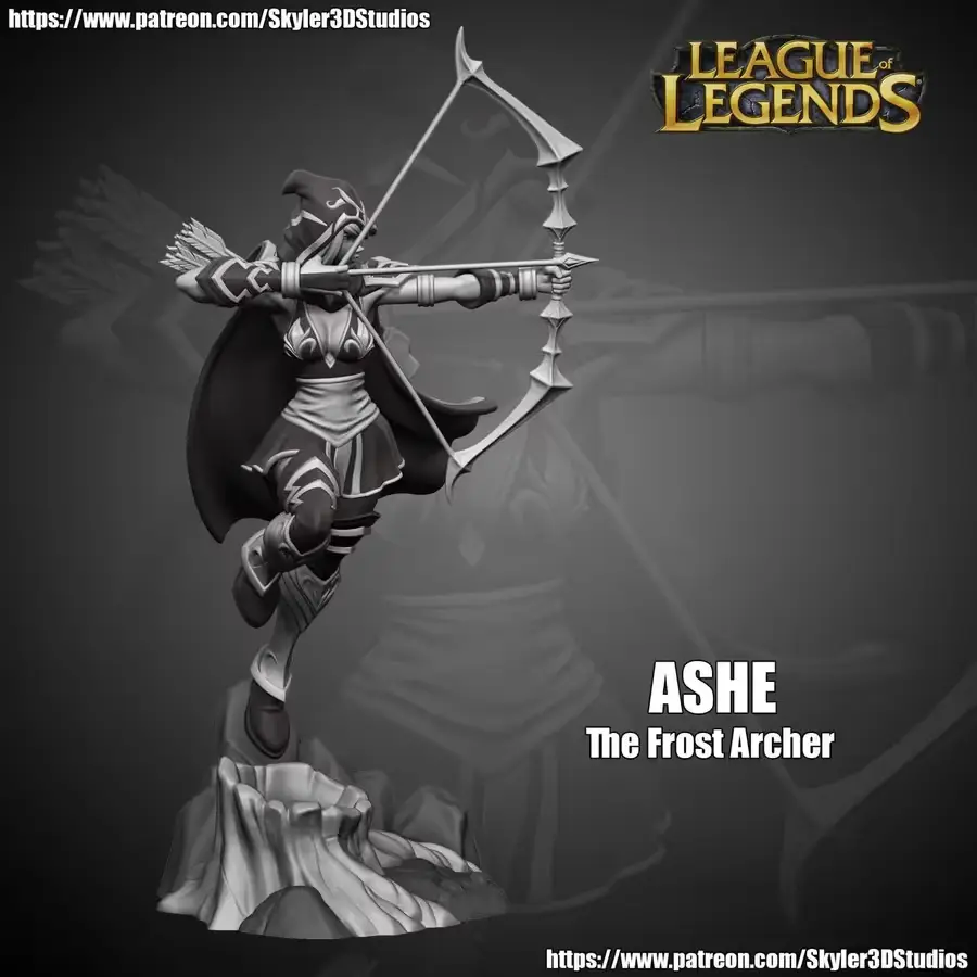 Ashe Archivo Stl Para Impresion 3D