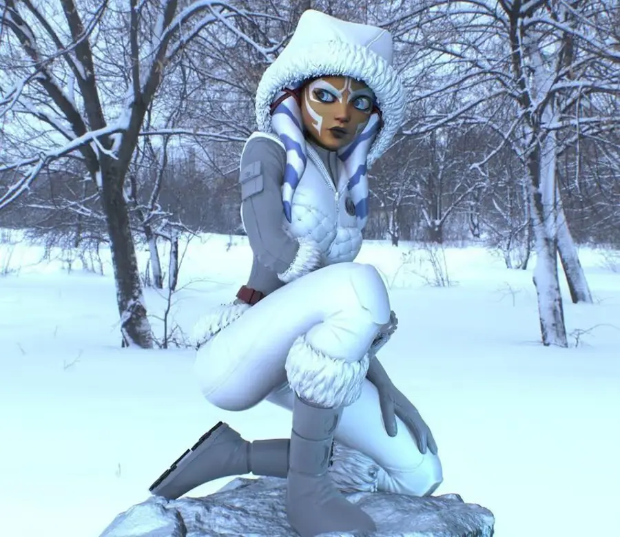 Ashoka Invierno Archivo Stl Para Impresion 3D