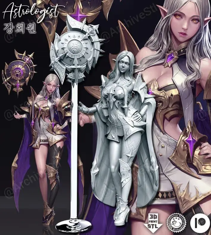 Astrologist Archivo Stl Para Impresion 3D