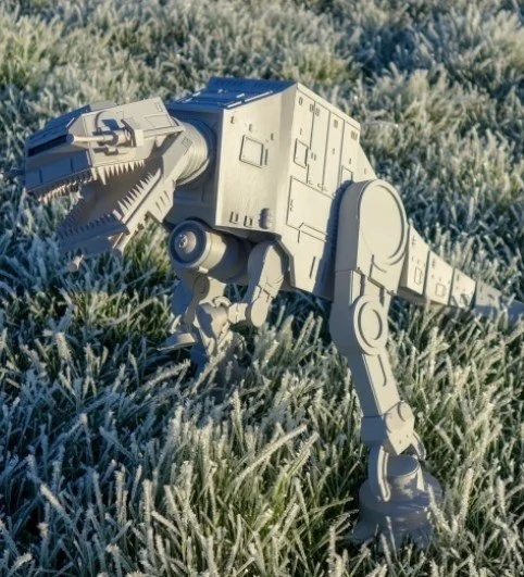 At Tiranosauros Archivo STL Impresión 3D