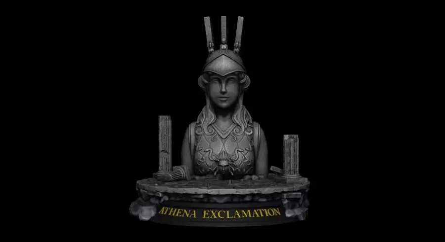 Athena Exclamation Archivo Stl Para Impresion 3D