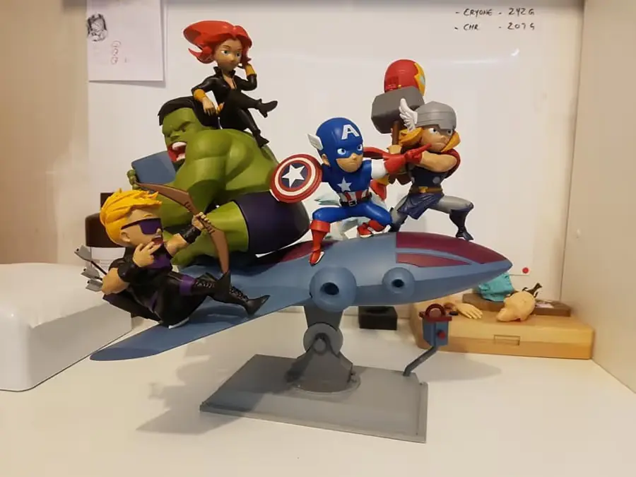 Avengers Vengadores Cute Archivo STL OBJ para Impresion 3D