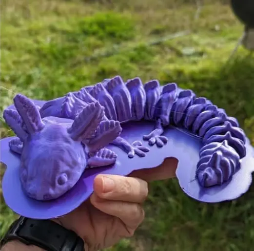 Axolotl Stl Archivo Stl Obj Para Impresion 3D