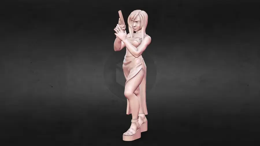 Aya Brea Parasite Eve Archivo Stl Para Impresion 3D