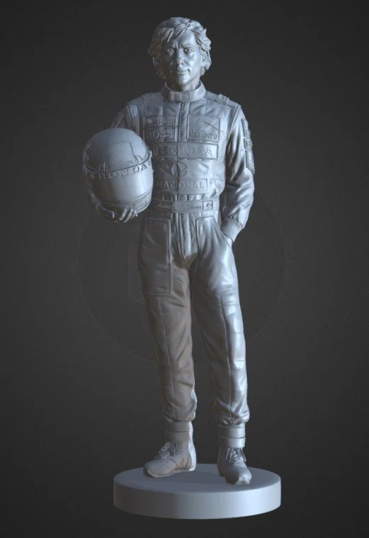 Ayrton Senna Archivo STL Impresión 3D