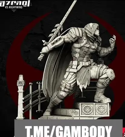 Azrael Archivo Stl Para Impresion 3D