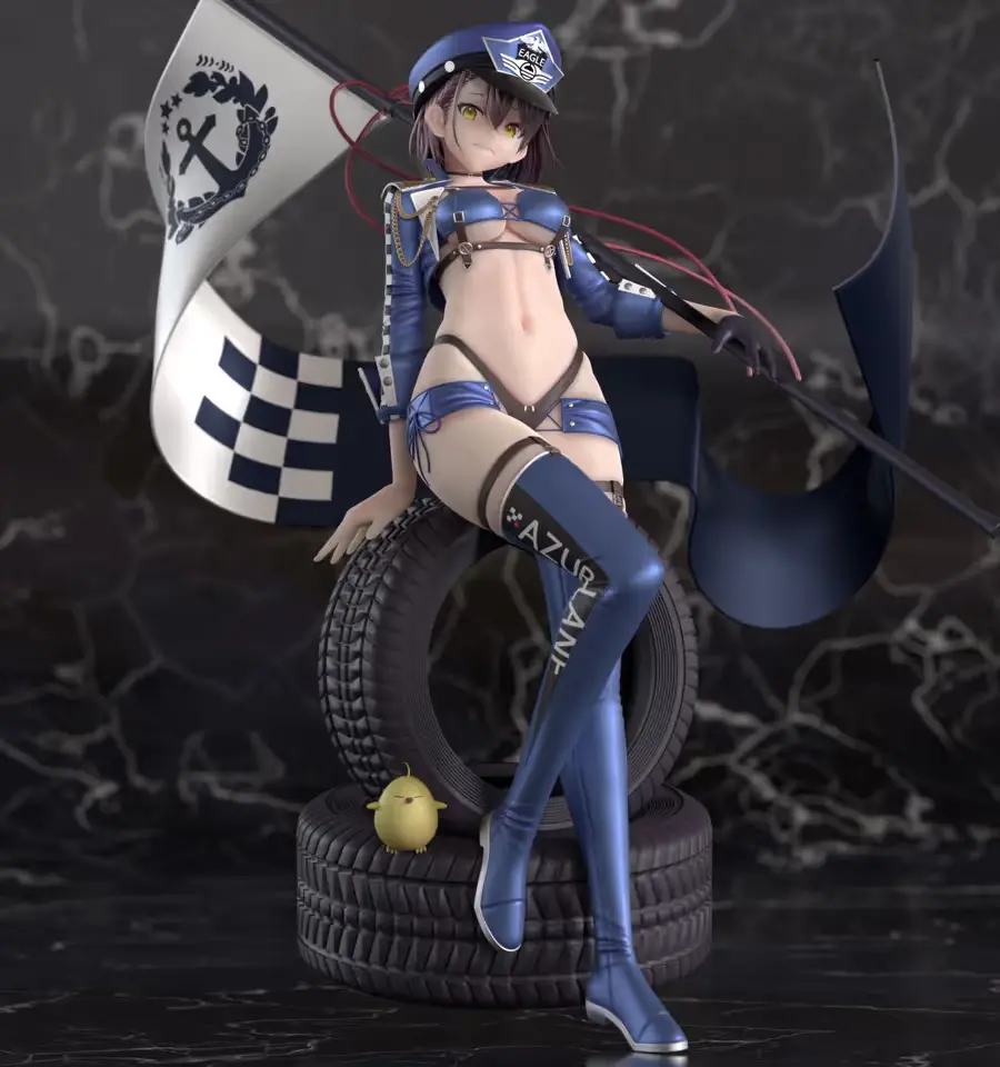 Azur Lane Baltimore Archivo Stl Obj Para Impresion 3D