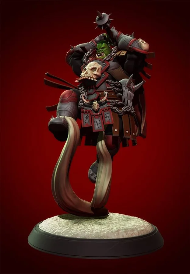 Baba Yaga Solid Archivo STL Impresión 3D