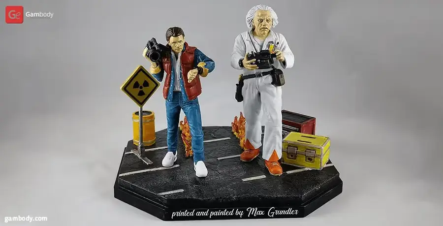 Back To The Future Archivo Stl Para Impresion 3D