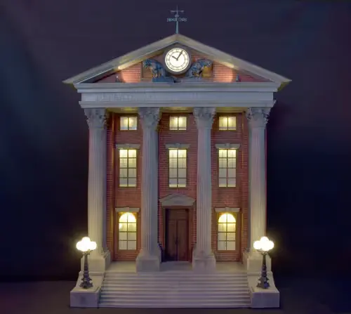 Back To The Future Court House Stl Obj Impresión 3d
