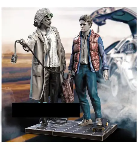 Back To The Future Doc Y Marty Archivo Stl Para Impresión 3d