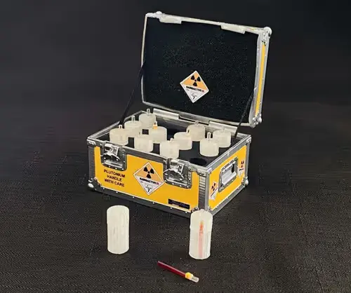 Back To The Future Plutonium Case Stl Obj Impresión 3d